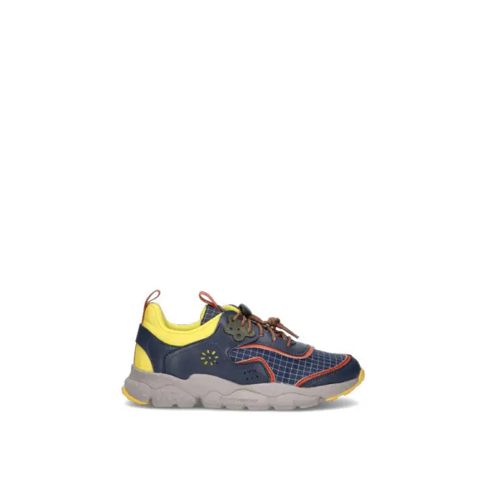 FLOWER MOUNTAIN by Naturino Sneaker bimba blu/gialla/rossa Vario