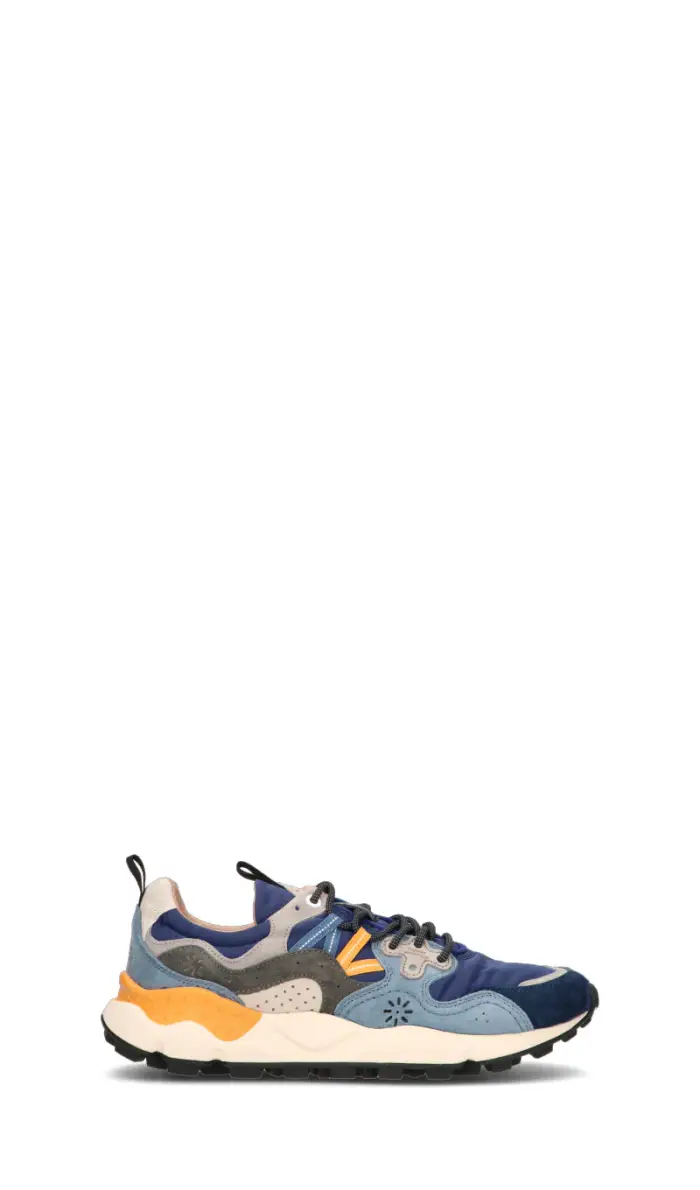 FLOWER MOUNTAIN Sneaker uomo blu in suede Vario
