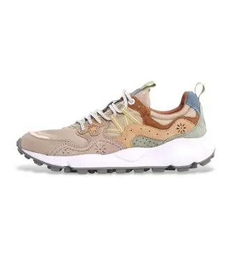 Flower Mountain unisex 2017818 Sneakers Yamano 3 Multicolor, Basso, Camoscio, Stringhe, Casual Naturale