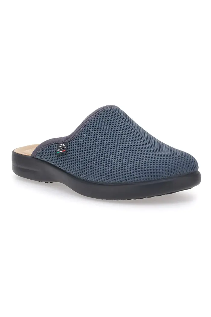 FLY FLOT Pantofola Antracite Made In Italy Con Plantare Anatomico 7118 [ANTRACITE]