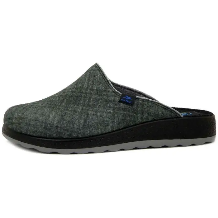 Fly Flot Pantofole Pantofola Uomo, Tessuto Riciclato, Sottopiede Imbottito - 52720 Verde