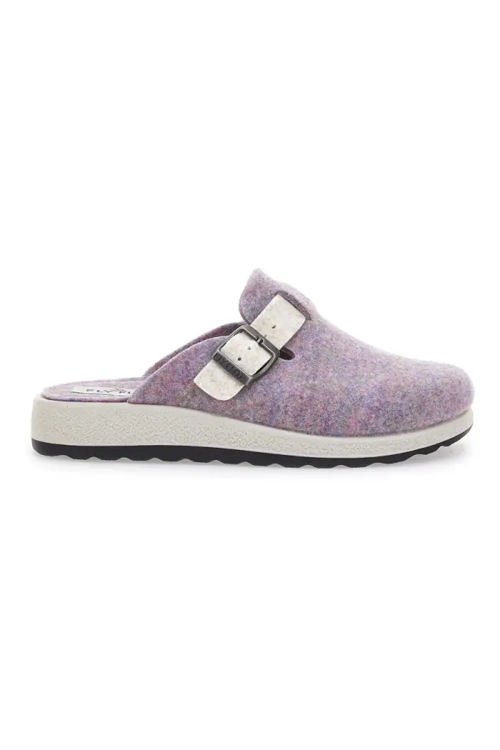 FLY FLOT Pantofole Lilla In Panno Made In Italy 5168 [LILLA]