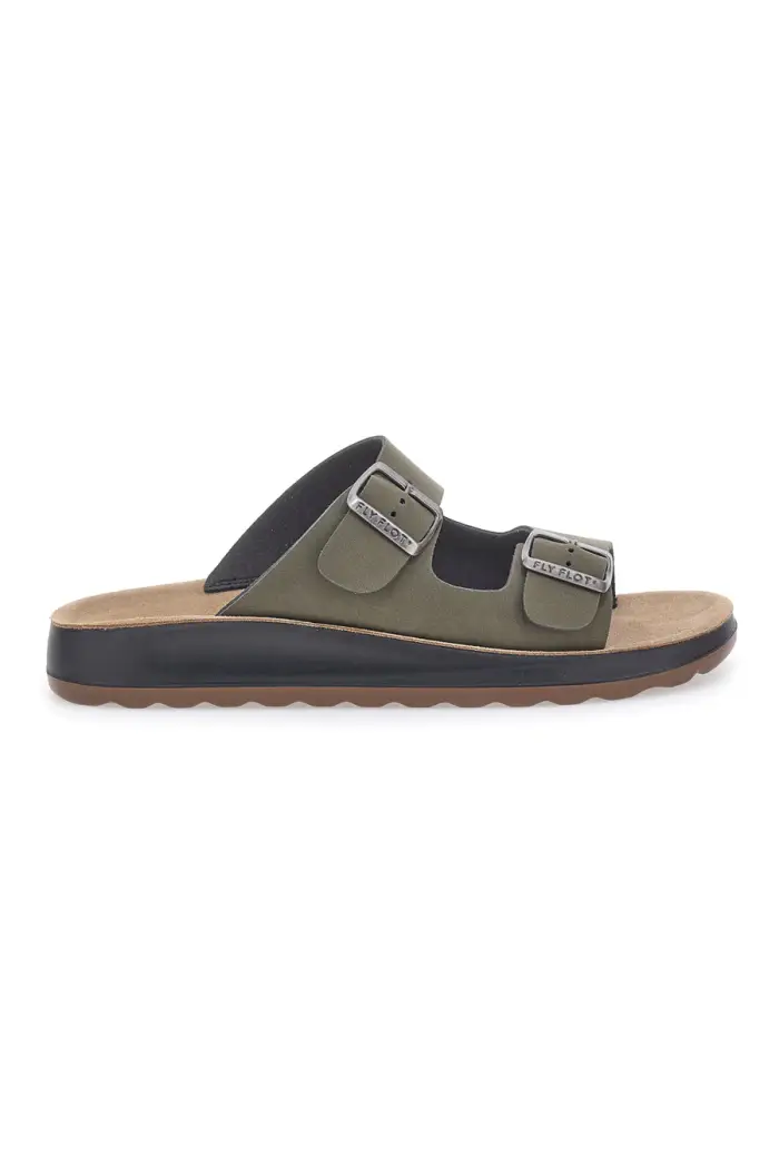 FLY FLOT Sandali kaki con doppia fibbia 781714C [VERDONE]
