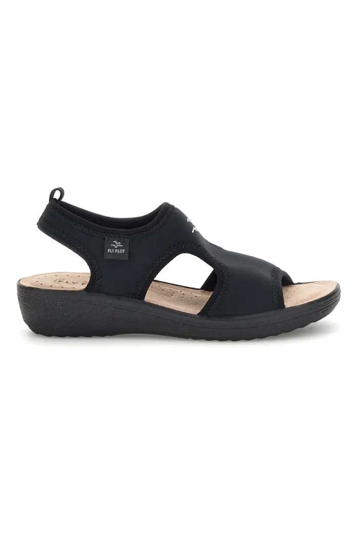 FLY FLOT Sandali neri anatomici anti-shock 90550E71LA [NERO]