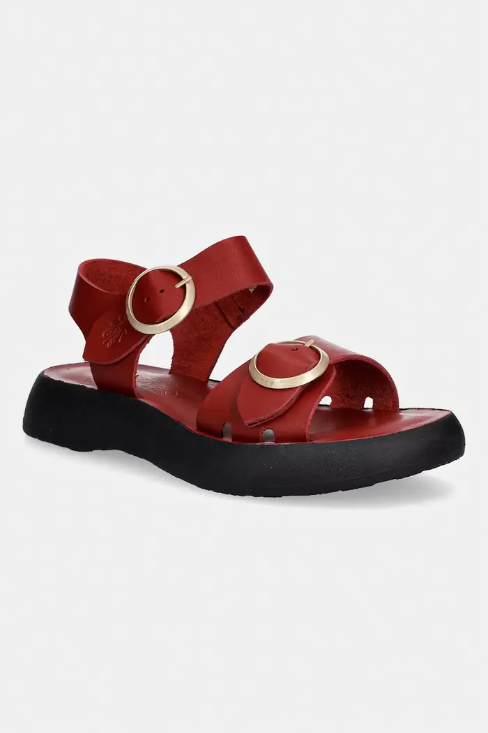 Fly London sandali in pelle BUNK604FLY Granata