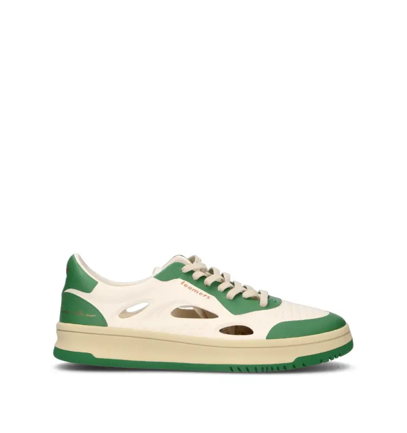 FOAMERS Sneaker donna bianca/verde Vario