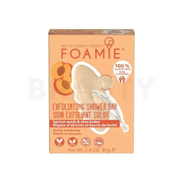Foamie Bar Doccia Esfoliante Semi di Albicocca e Burro di Karitè 80 g