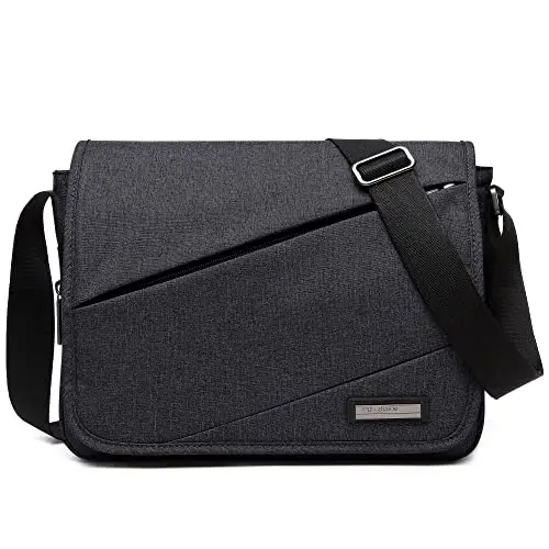 FOLOVEYA Borsa messenger Uomo Grigio 3723038
