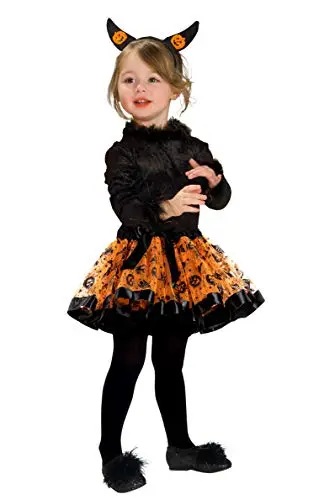 Fontee Fontee® Costumi Halloween Ragazze Vestiti Tutu Gonne Abiti Gonna da Balletto per Ragazze Bambini, con Zucca Fascia