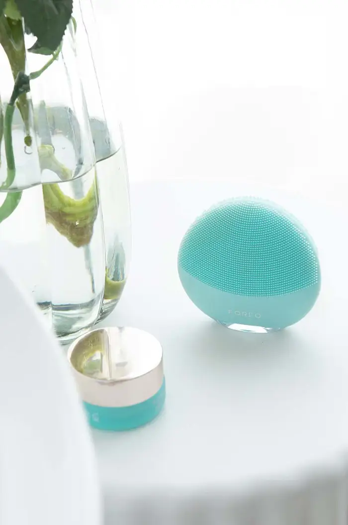 massaggiatore a doppia faccia per la pulizia del viso LUNA™ 4 Mini Turchese miniatura 5