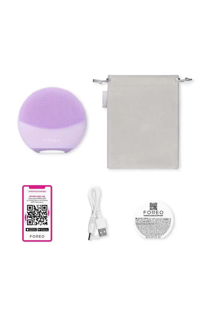 massaggiatore a doppia faccia per la pulizia del viso LUNA™ 4 Mini Violetto miniatura 4