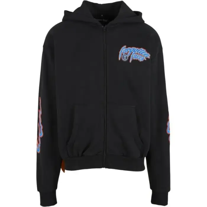 Felpa con cerniera a cappuccio Forgotten Faces Hooded Guy Noir