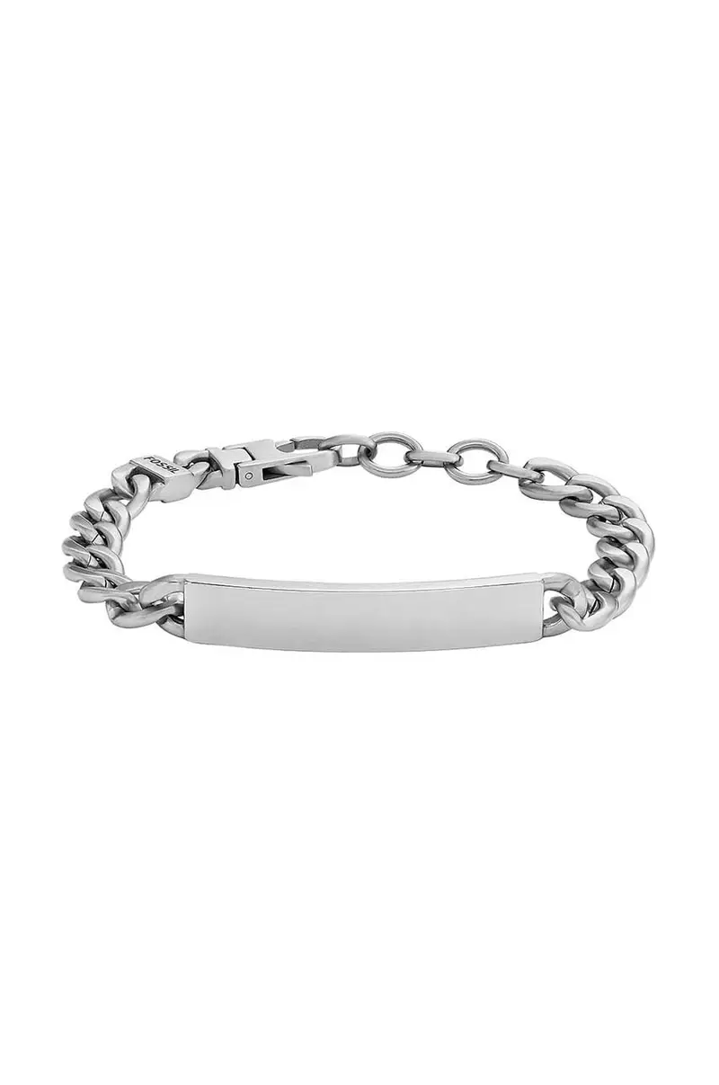 Fossil braccialetto uomo Argento