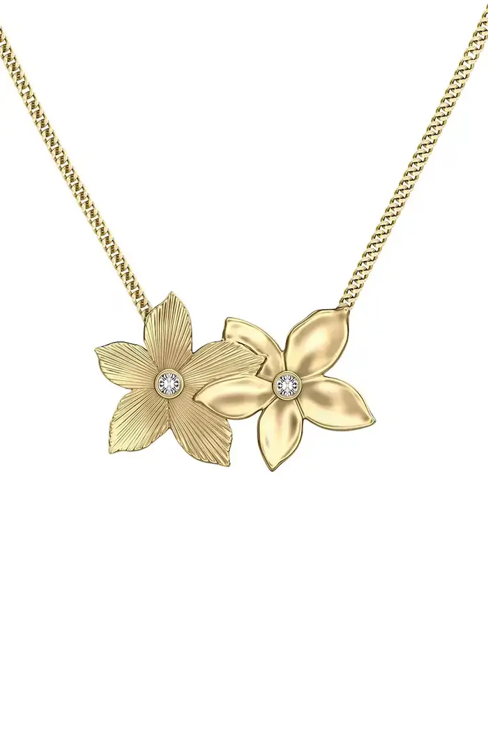 Fossil collana da donna acciaio inox Sutton Oro