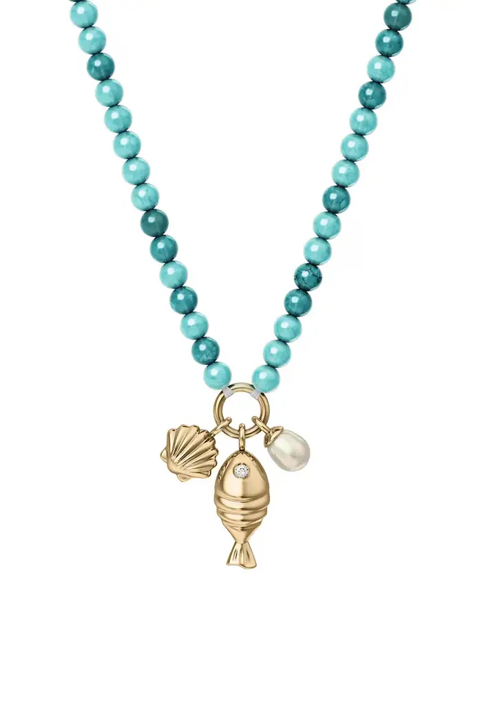 Fossil collana da donna Sutton Oro