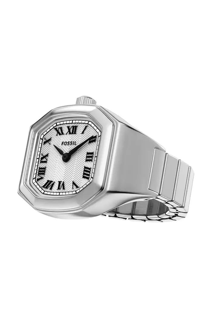 Fossil orologio da donna Watch Ring Argento