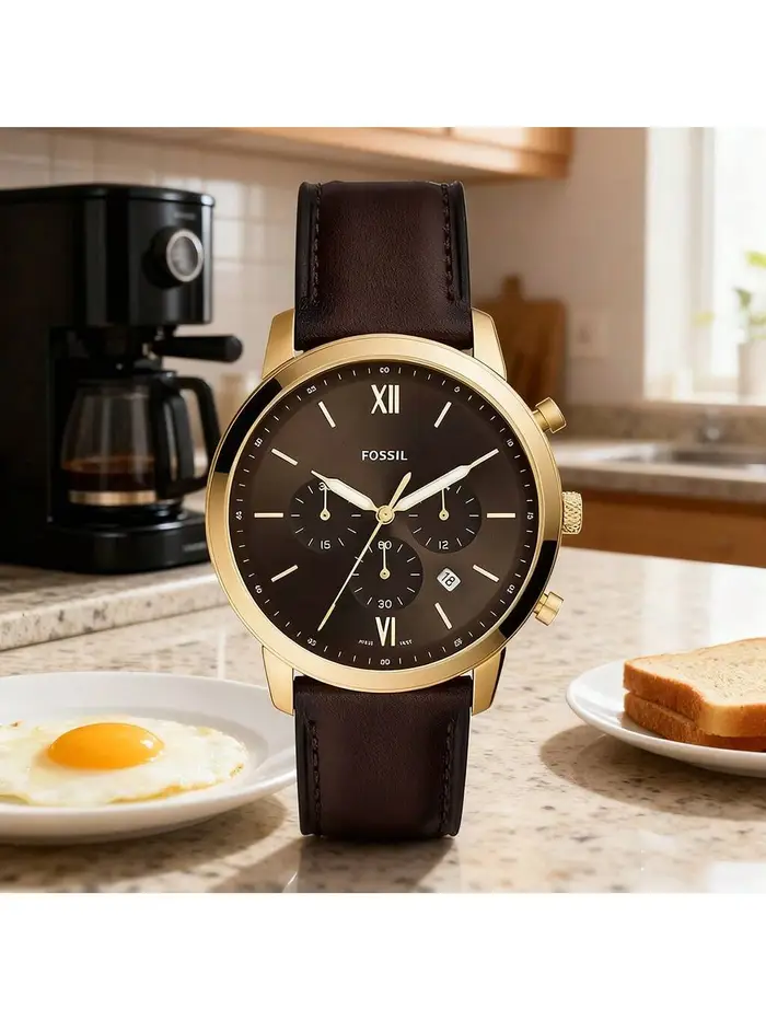 Fossil Orologio da polso da uomo casual al quarzo con quadrante blu e cinturino in nylon, perfetto per l uso quotidiano e ottimo regalo per