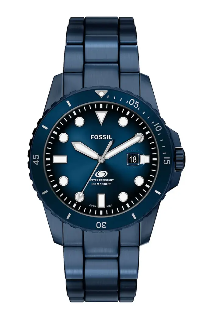 Fossil orologio da uomo Blue Blu navy