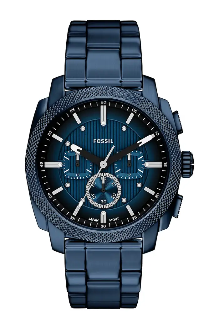 Fossil orologio da uomo Machine Chrono Blu navy