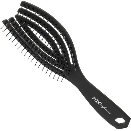 Fox color Nylon Black Mat - spazzola per capelli