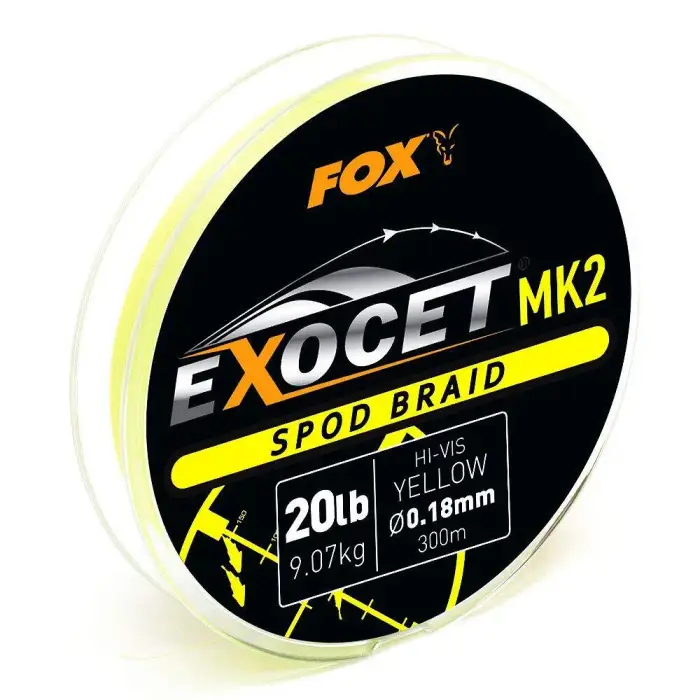 FOX Filo intrecciato Exocet MK2 Spod 0 18mm/20lb x300m Vert