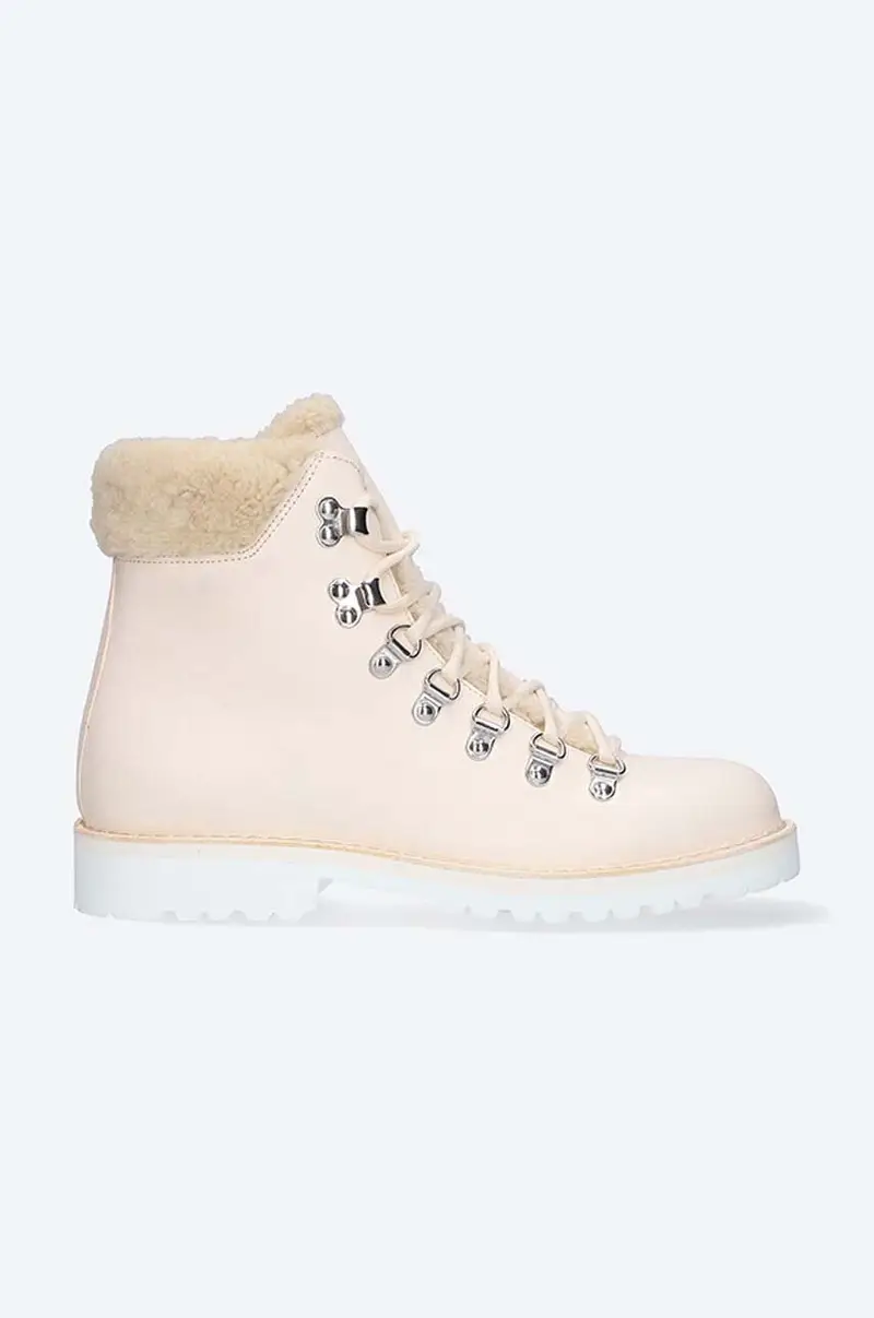 Fracap stivaletti alla caviglia in pelle Explorer donna Beige