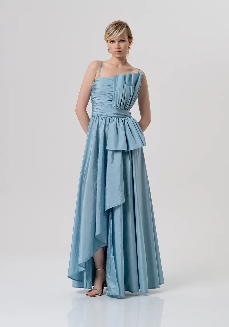 Fracomina Abito senza maniche midi in taffetà