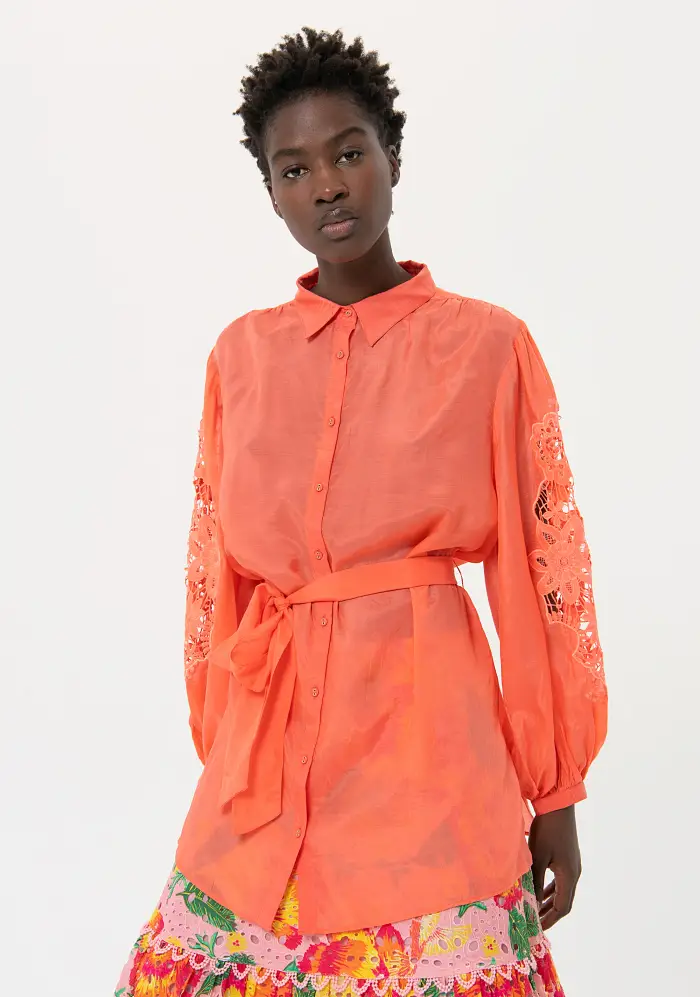 Fracomina Camicia over in organza