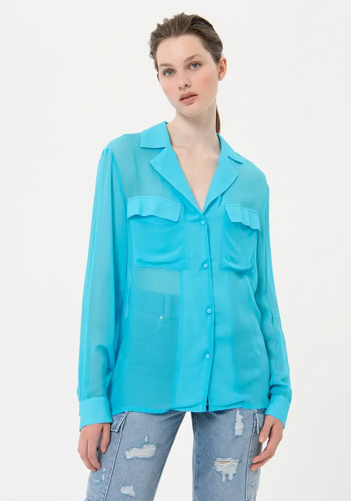 Fracomina Camicia regular in georgette