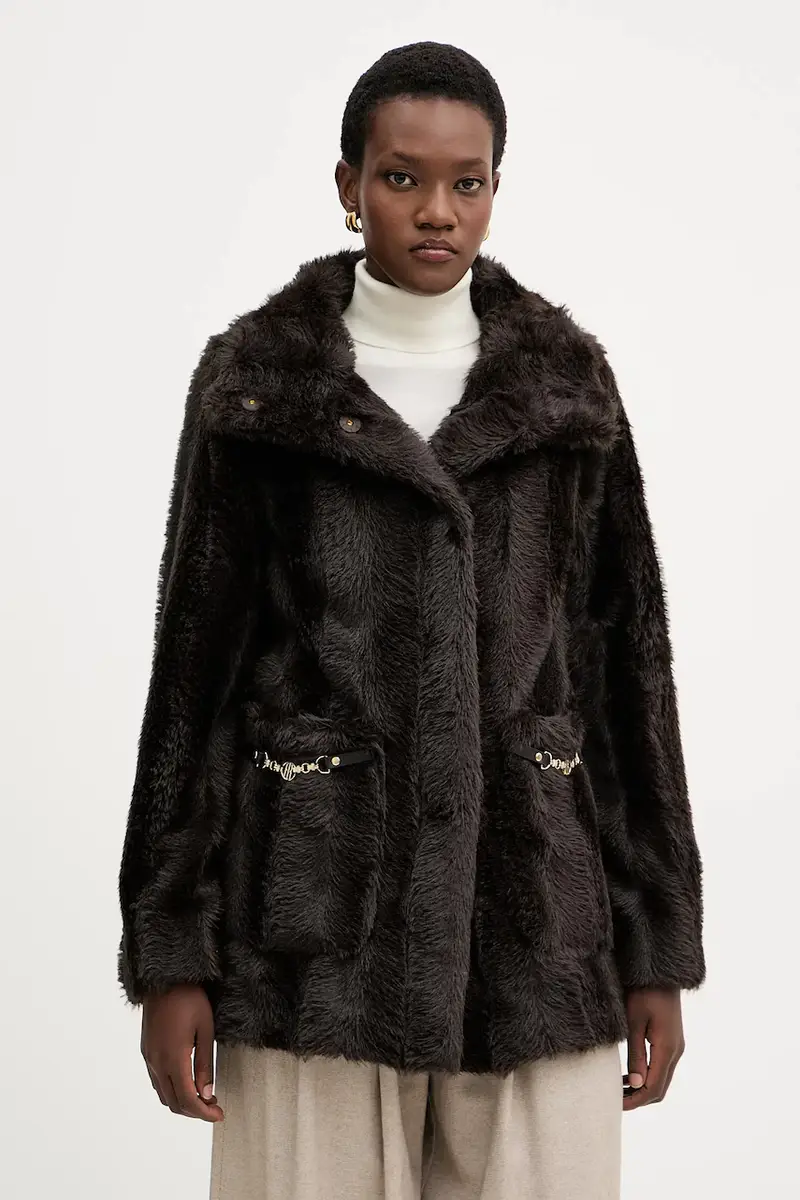 Fracomina cappotto colore marrone FR25WC4002O44501