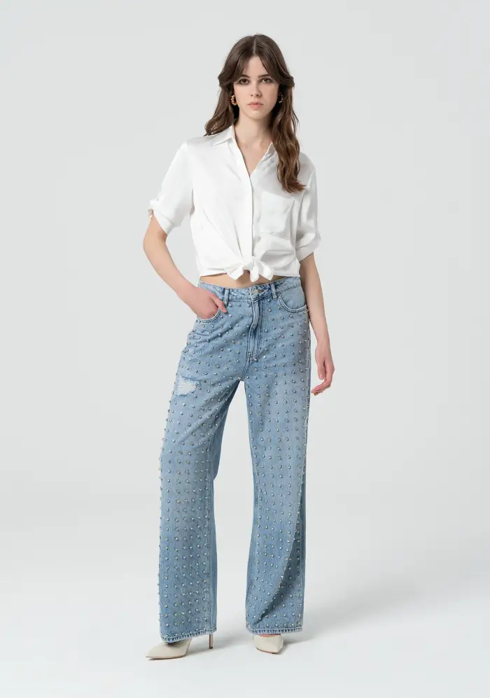 Jeans con decorazioni