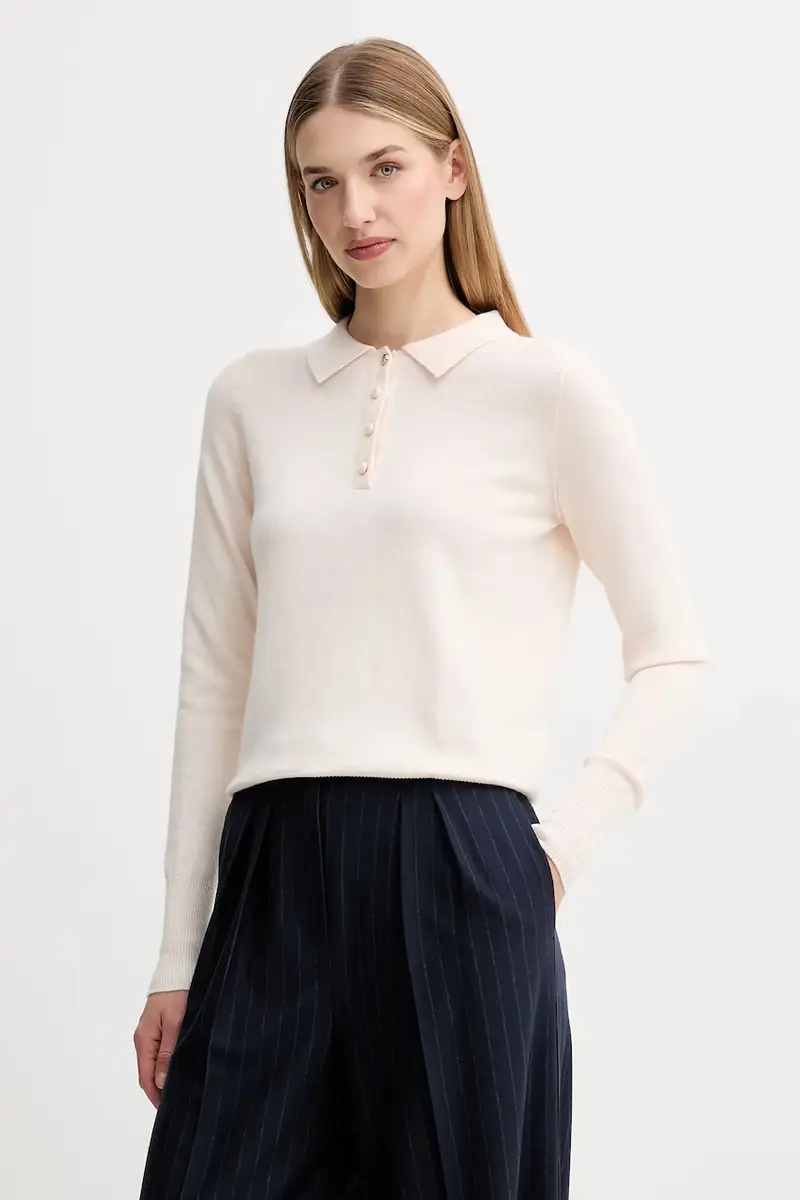 Fracomina maglione in lana donna colore arancione FR25WT7008K47301