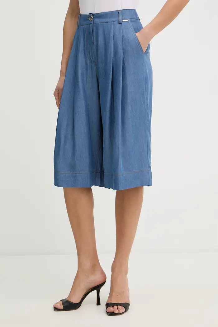 pantaloncini da donna Blu