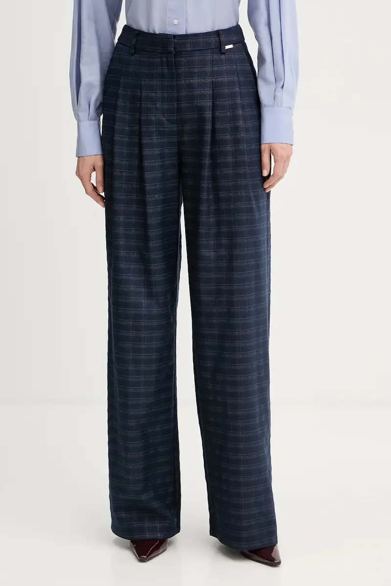 Fracomina pantaloni donna colore blu FS25WV3005W56195