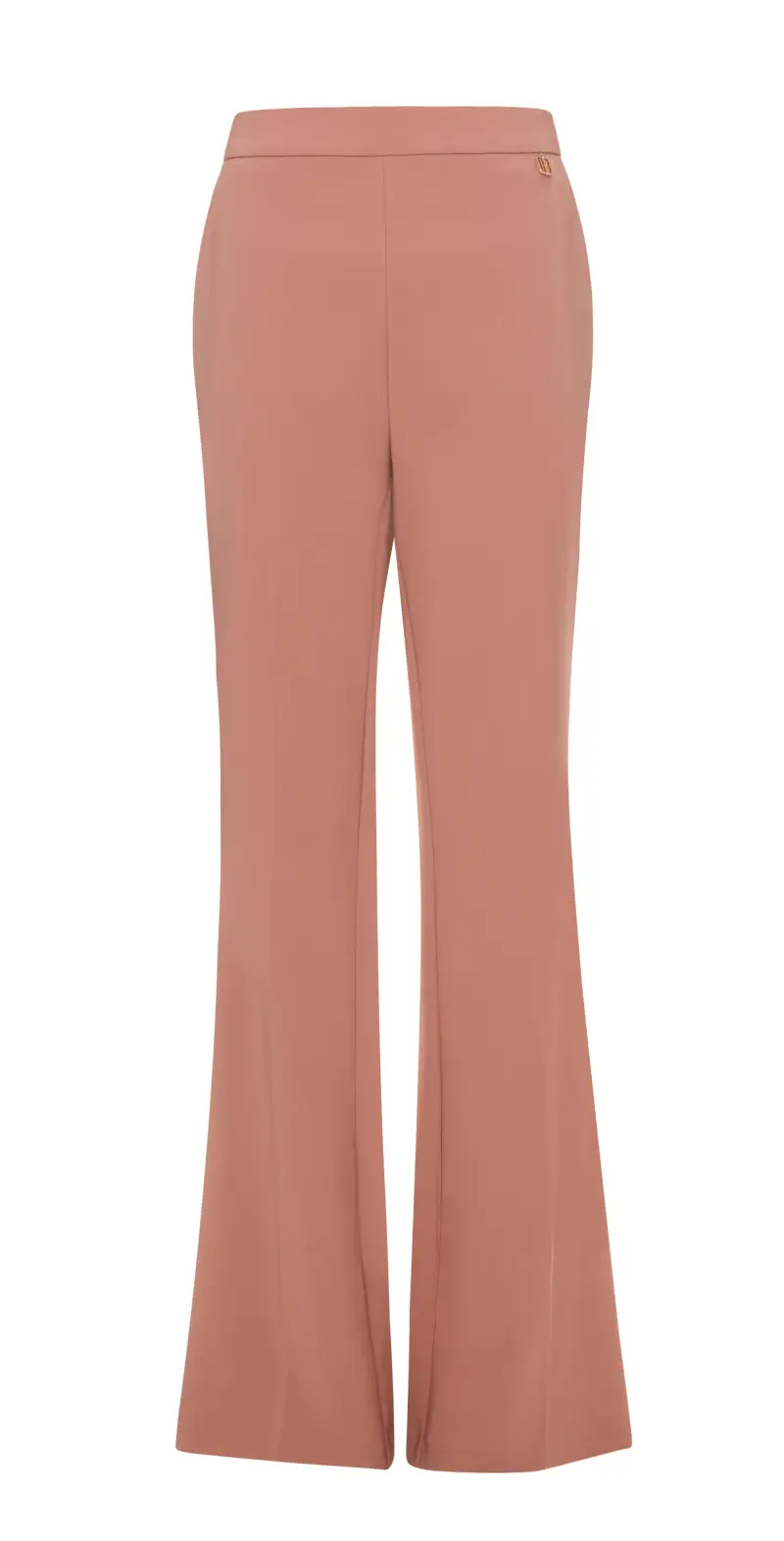 Fracomina Pantaloni Sartoriali a Vita Alta e Taglio a Zampa d Elefante