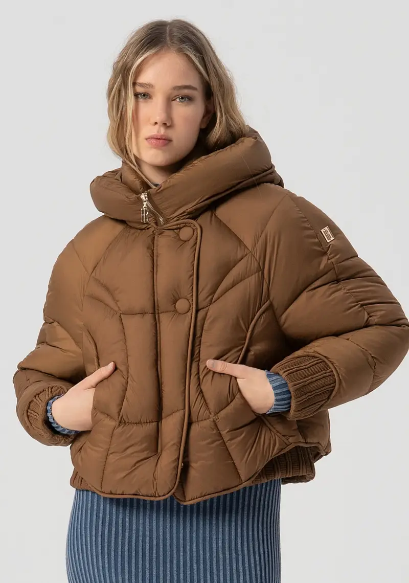 Fracomina Piumino regolare imbottito in nylon