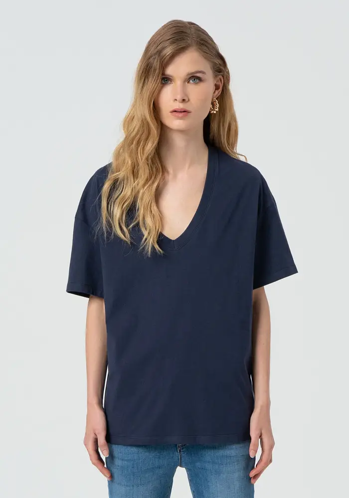 Fracomina T-shirt over in jersey