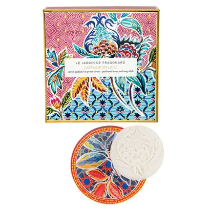 Fragonard Grenade Pivoine Sapone & Portasapone (150gr)