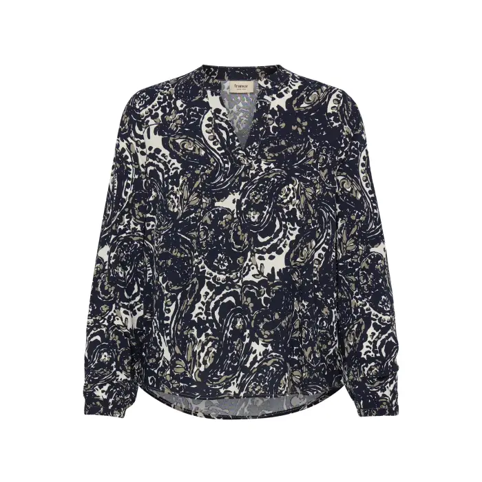 fransa Camicetta da donna Flowa 1 Bleu