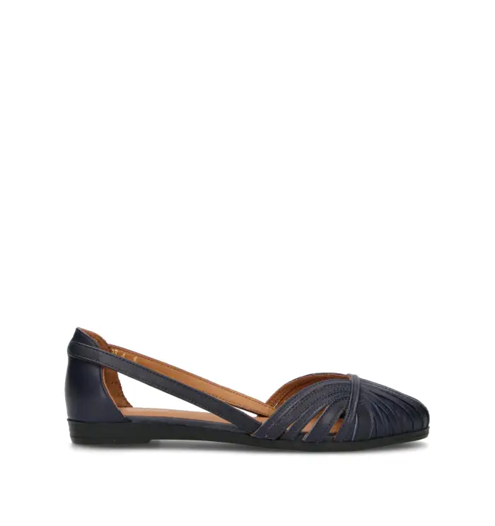 FRAU Ballerina donna navy in pelle Vario
