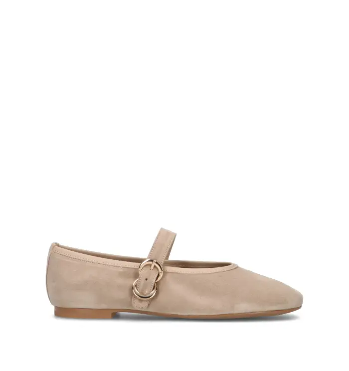 FRAU Ballerina donna taupe in suede Vario