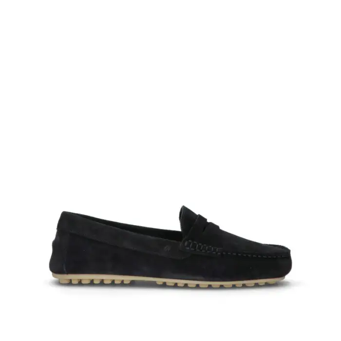 FRAU Mocassino uomo blu in suede Vario