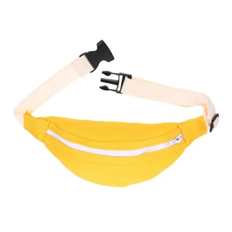 FRCOLOR in Gialla Tracolla e con Zip Resistente e Portatile per Ragazzi e Ragazze Design e Funzionale per Quotidiano