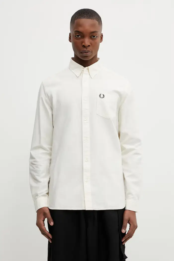 Fred Perry camicia in cotone Beige