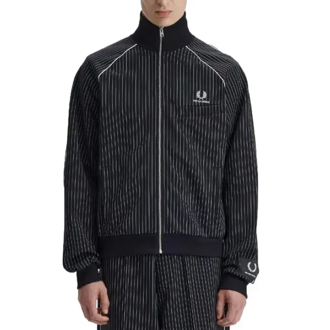 Fred Perry Giacca a righe sottili Noir