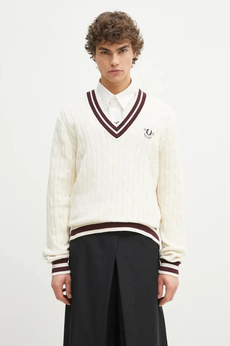 Fred Perry maglione uomo colore beige K9722.560
