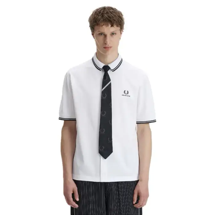 Fred Perry Polo Piquée Blanc