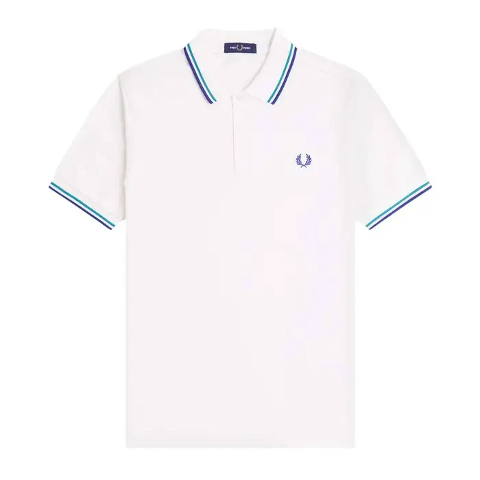 Polo Righe Bianco Uomo