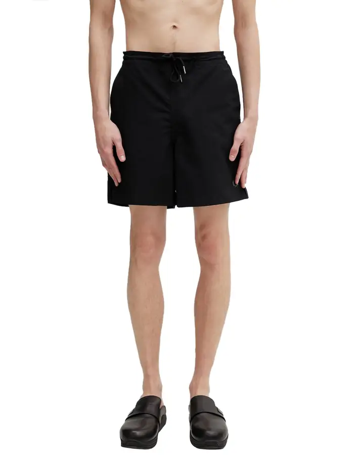 shorts mare fred perry da uomo - nero