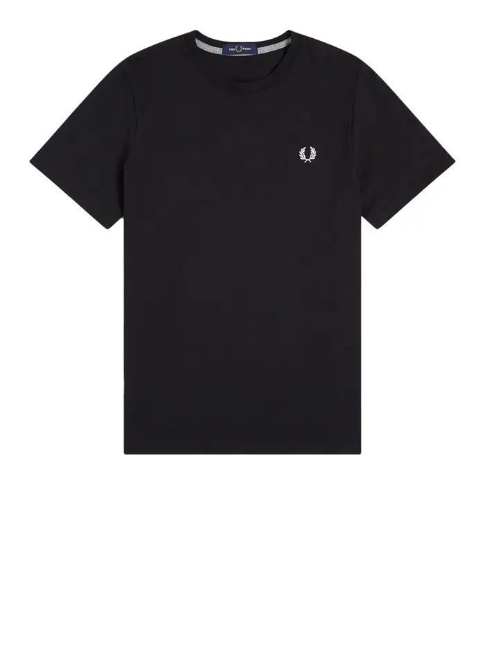 t-shirt fred perry da uomo - nero
